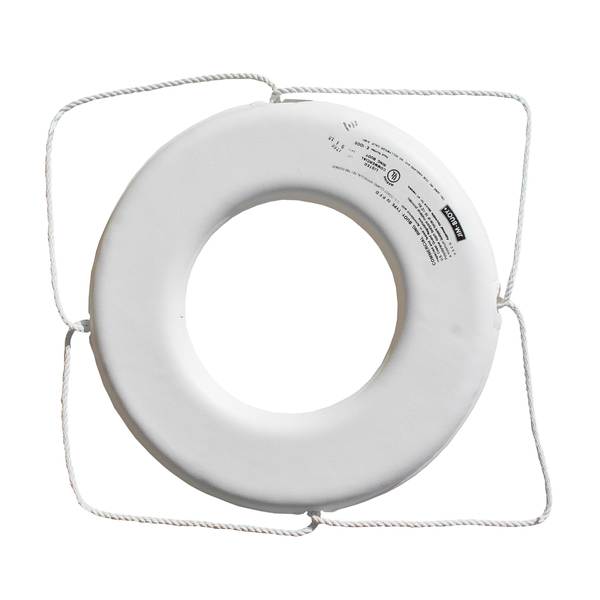 Jim-Buoy Jim-Buoy GW-X-30 U.S.C.G. Approved GX-Series Life Ring - 30", White GW-X-30